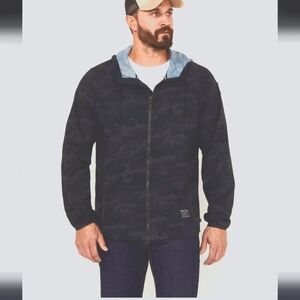 Howitzer MFG Co. Men's Track Jacket Combatant Hooded Military Grunt Camo XL